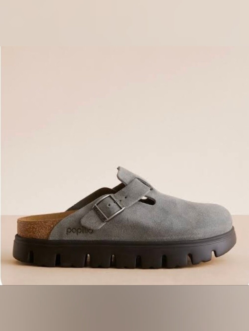 Birkenstock Papillio Chunky Suede Clog